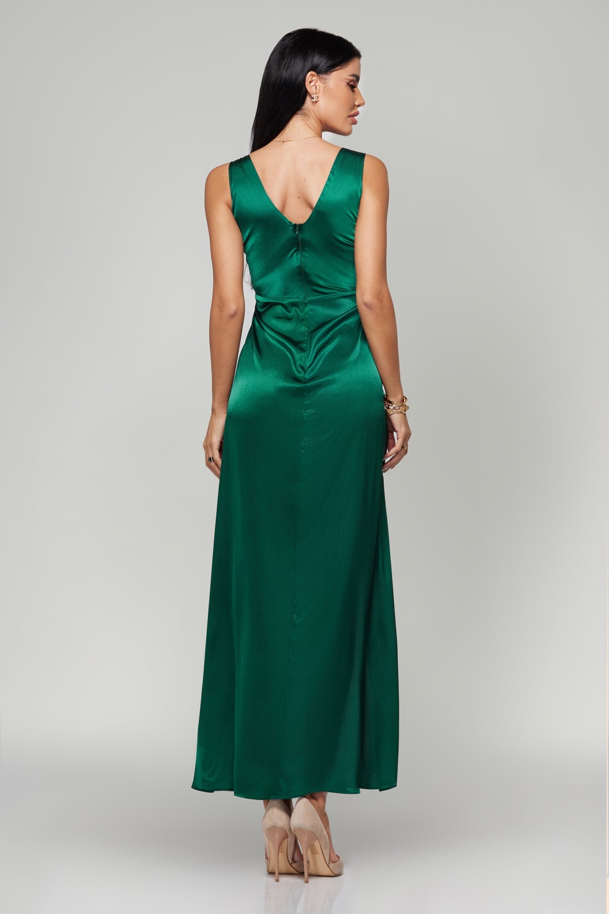 Anitas Long Shot Dress - Emerald Green