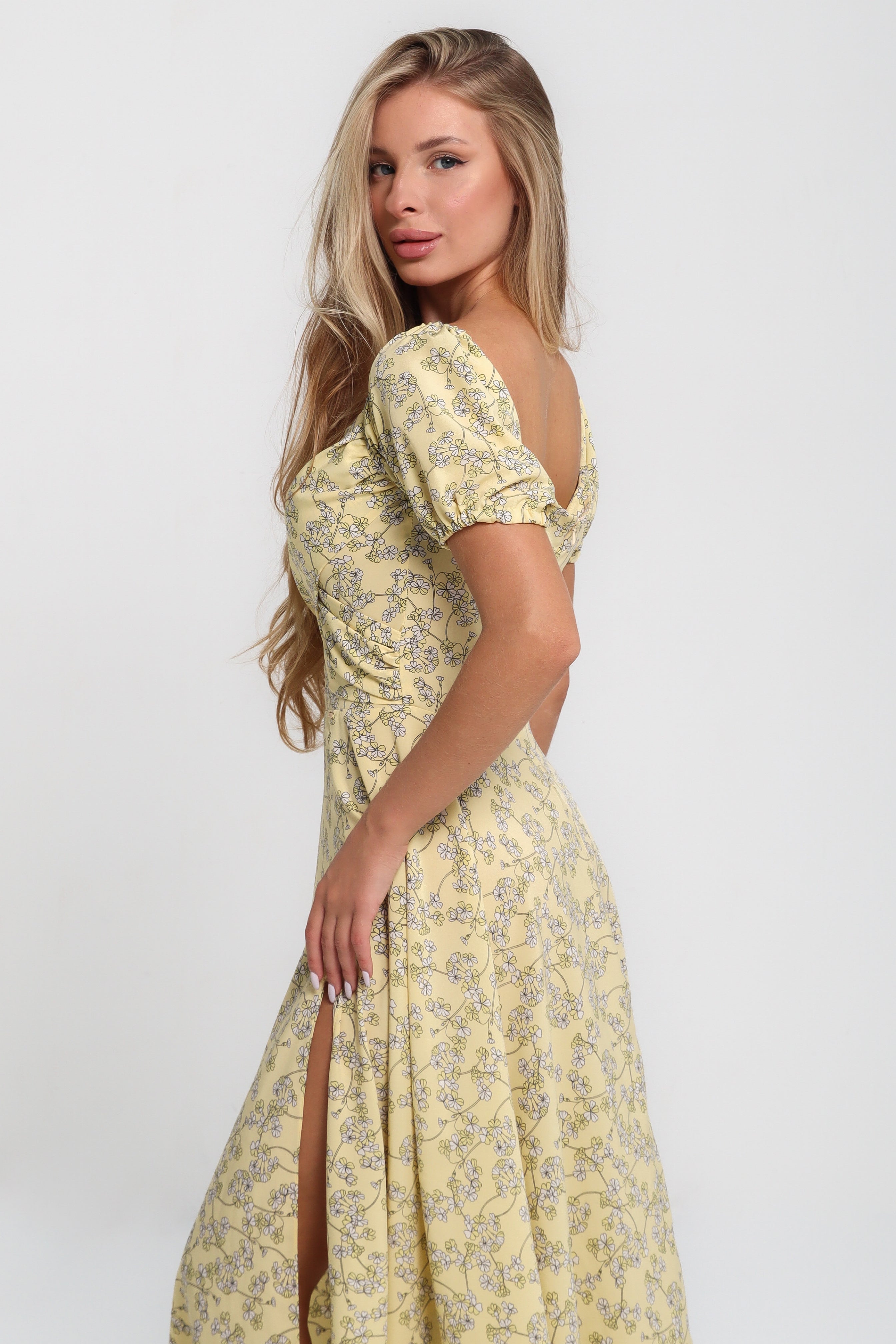 Barcelona Yellow Dress