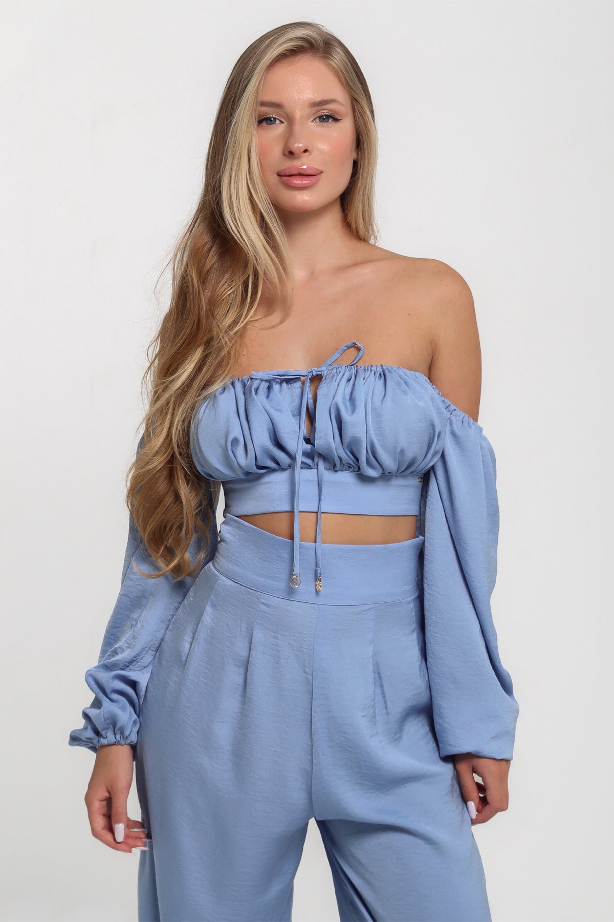 Mykonos - Blue Trousers Set