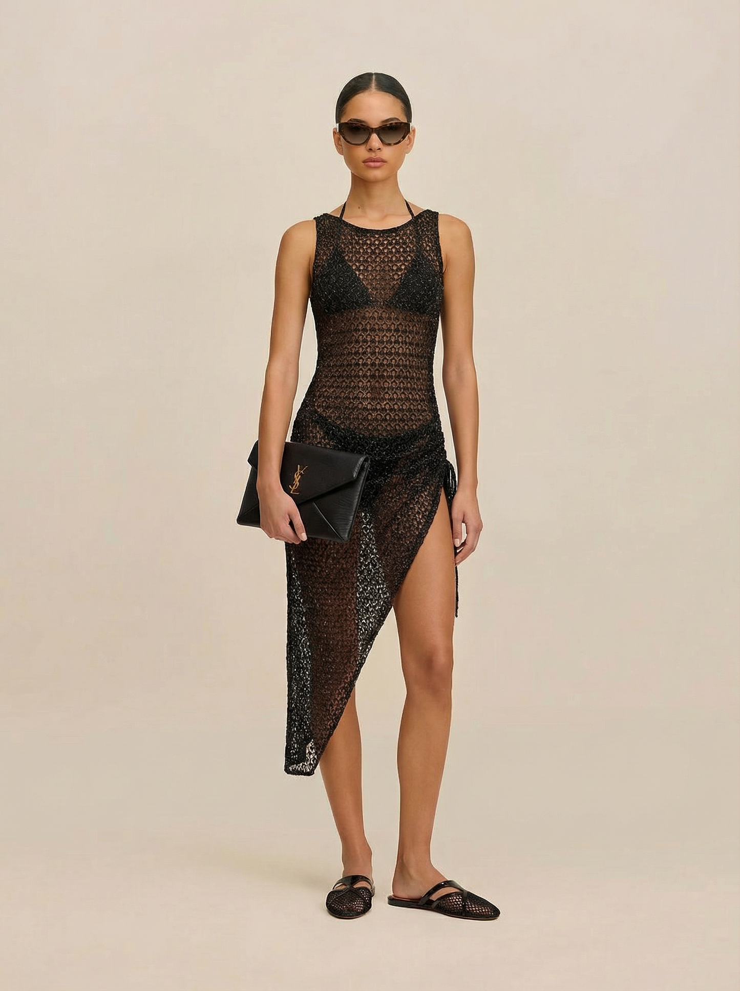 Carmen Black Beach Dress