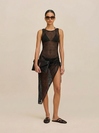 Carmen Black Beach Dress