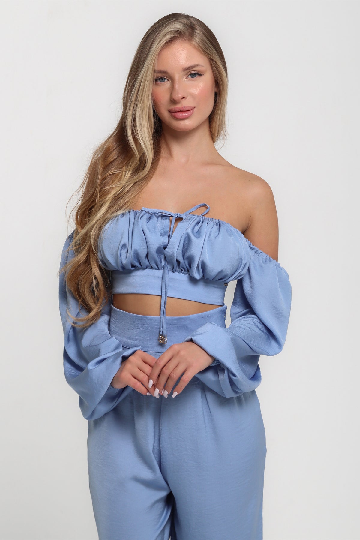 Mykonos - Blue Trousers Set