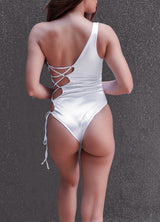 White Lacekini - Laced Swimsuit