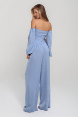 Mykonos - Blue Trousers Set