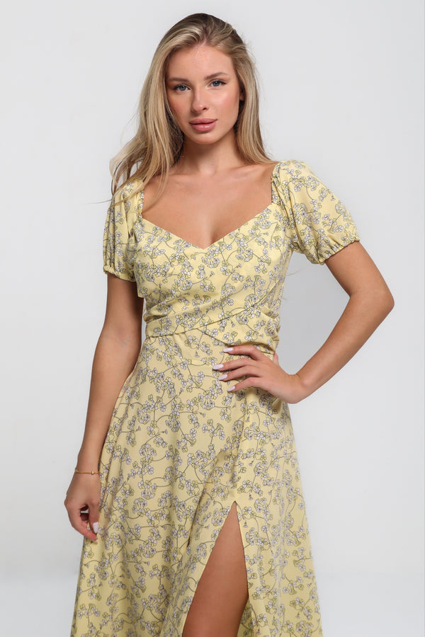 Barcelona Yellow Dress