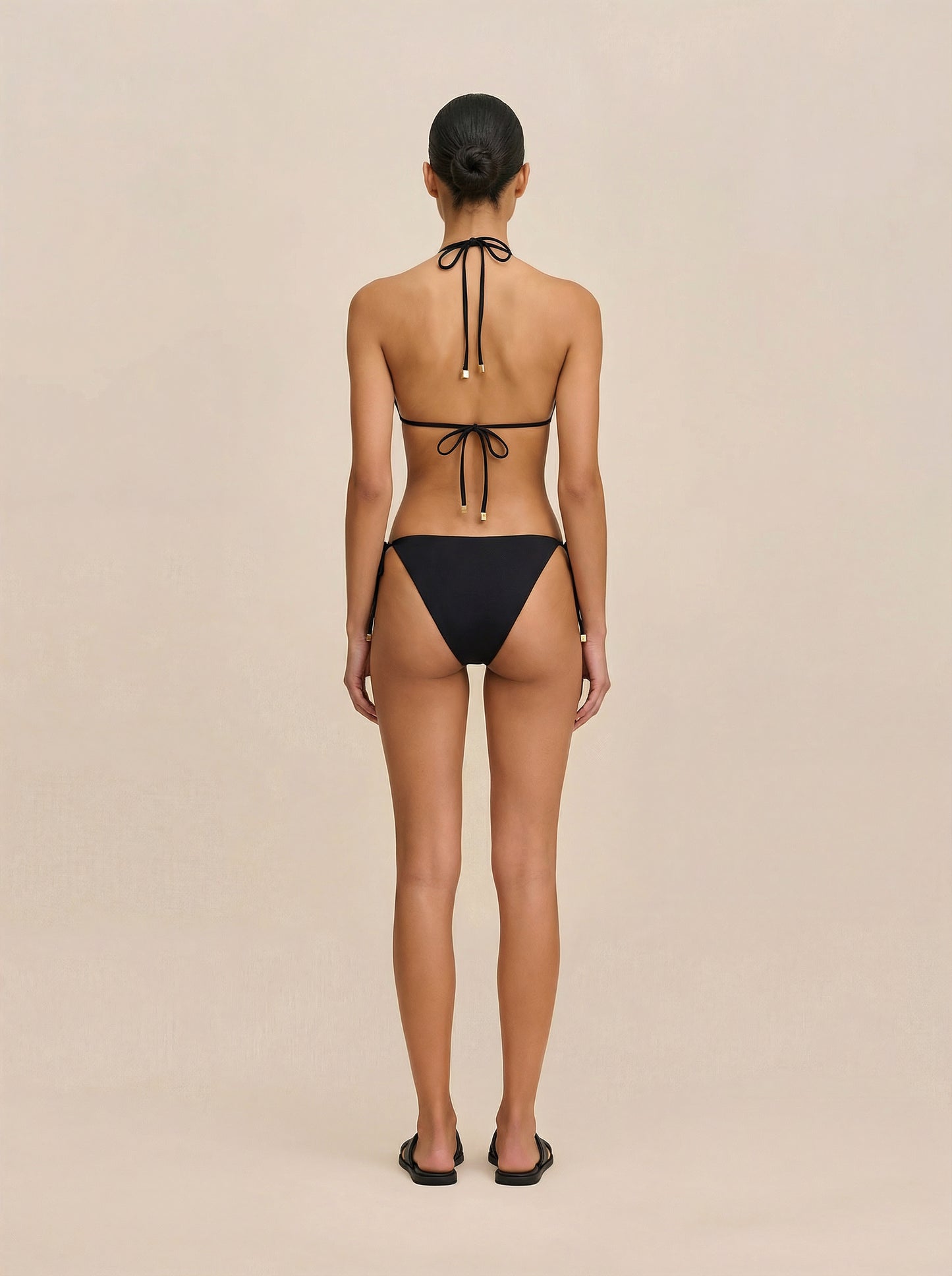 Basic Beach Bikini Top - Black