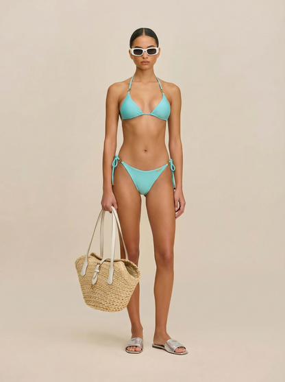 Basic Beach Bikini Top - Blue