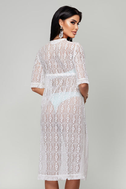 Anitas Cassandra White Beach Cover Up