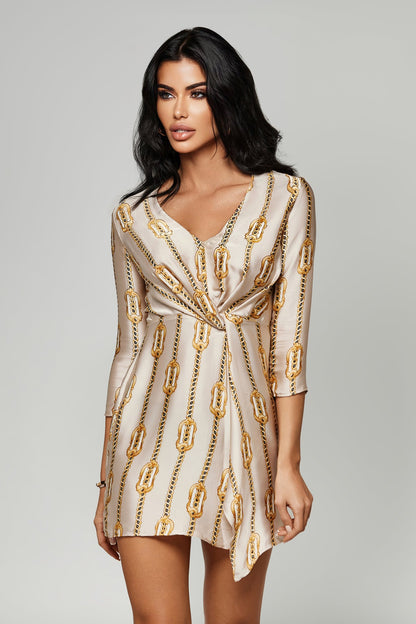 Anitas Forever Yours Silk Dress - Golden Chains
