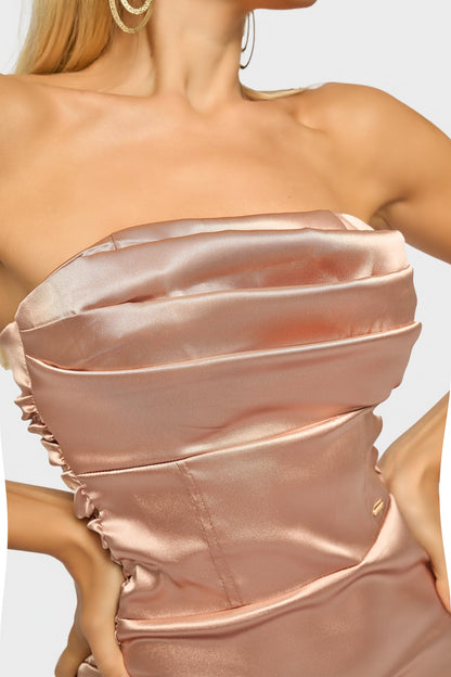 Anitas Heartbreaker Dress - Rose Gold