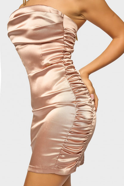Anitas Heartbreaker Dress - Rose Gold