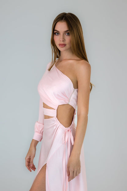 Anitas Mesmerize Dress - Baby Pink