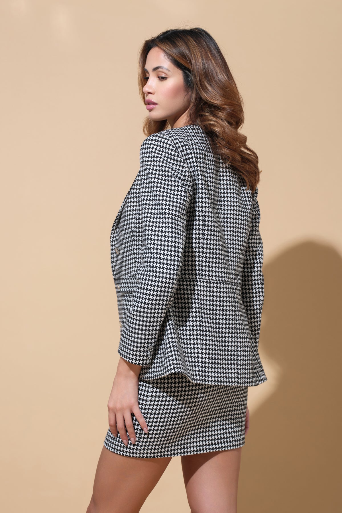 Anitas Business Talk Skirt - Houndstooth