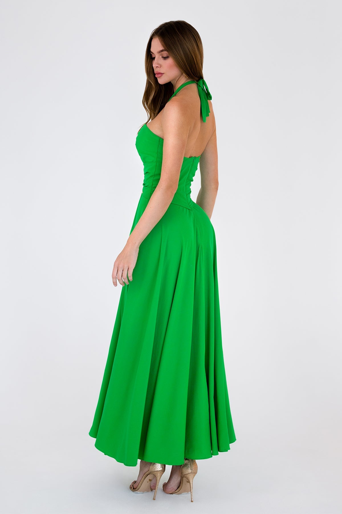 Anitas Sunset Dress - Green