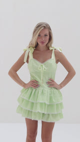 Marbella - Lime Green Dress