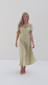 Barcelona Yellow Dress