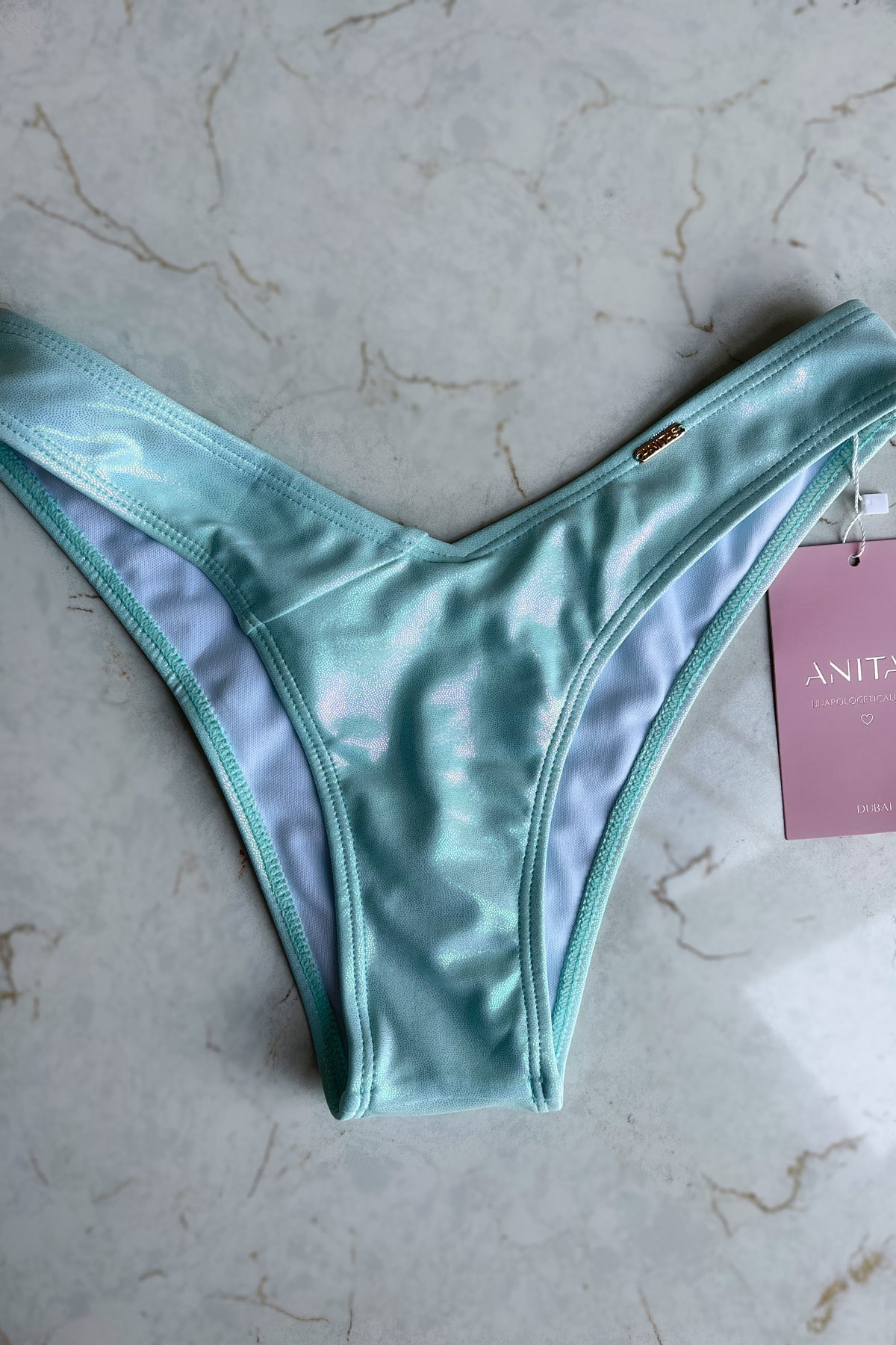 Always There Bikini Bottoms - Sky Blue Shimmer