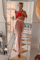 Beach Mesh Pants Skin Pink - ANITAS