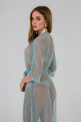 Blue Goddess Cover Up