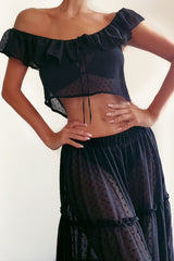 Casablanca Love - Black Set Top & Skirt