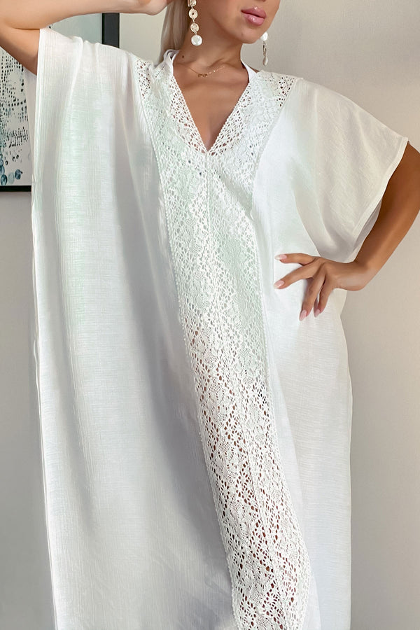 Diana White Long Tunic
