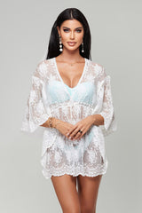 Lilian White Beach Tunic