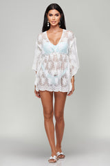 Lilian White Beach Tunic