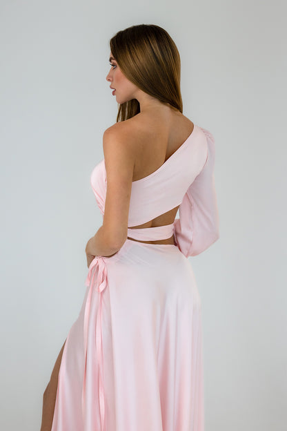 Mesmerize Dress - Baby Pink