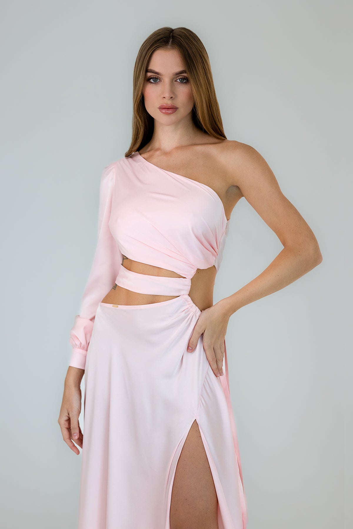 Mesmerize Dress - Baby Pink