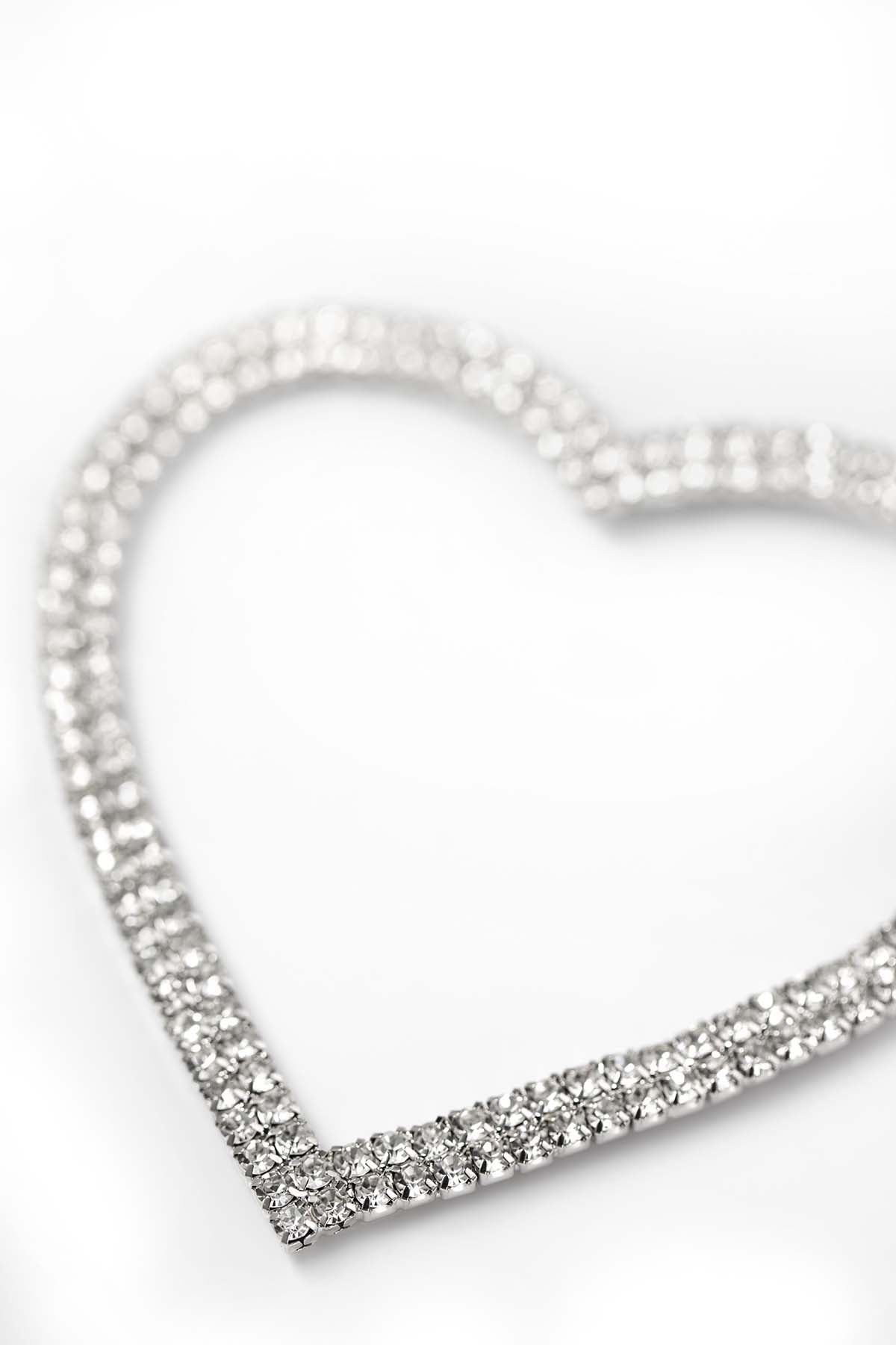 My Heart Silver Earrings