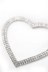 My Heart Silver Earrings
