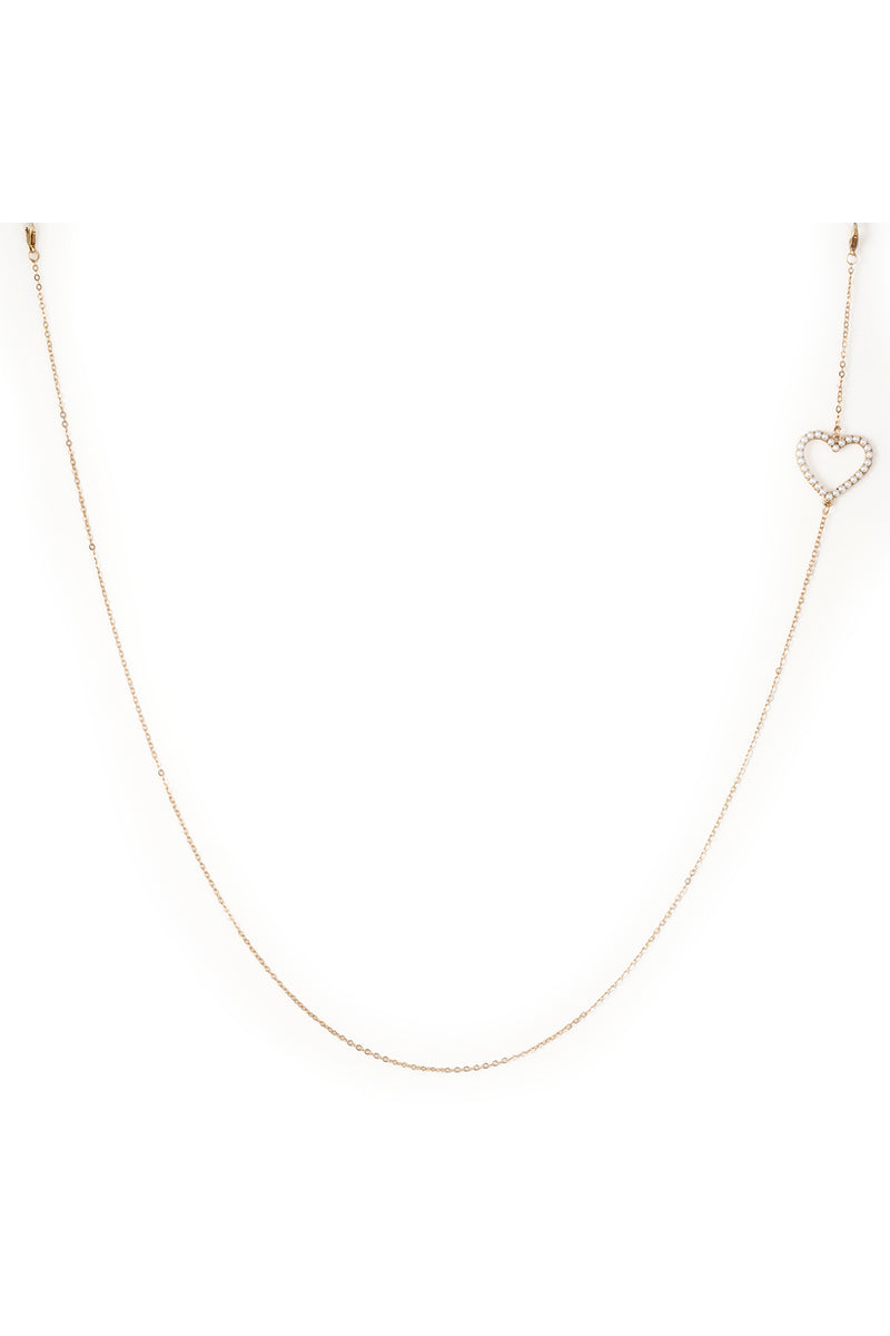 Pearl Heart Sunglasses Chain