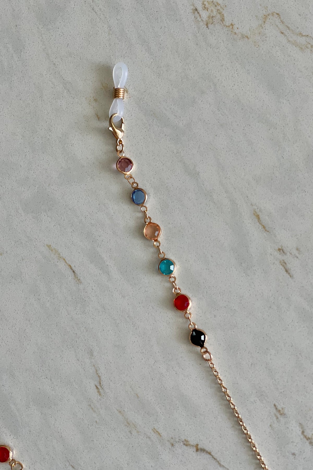 Rainbow Stones Sunglasses Chain