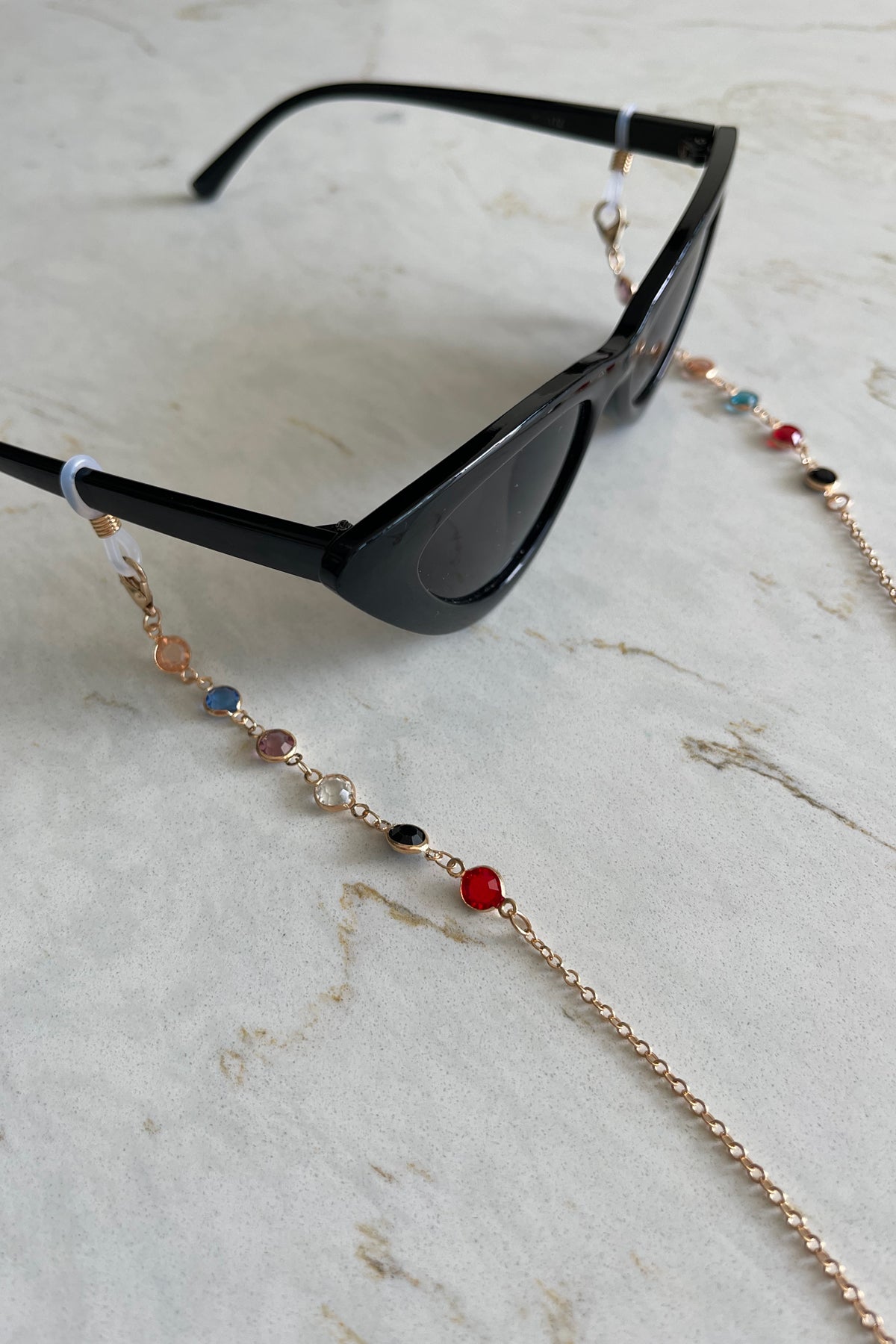 Rainbow Stones Sunglasses Chain