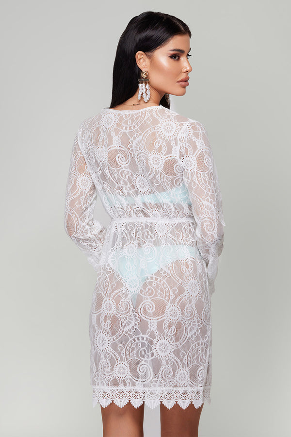 Rose White Cover Up