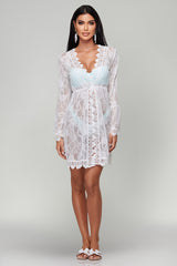 Rose White Cover Up