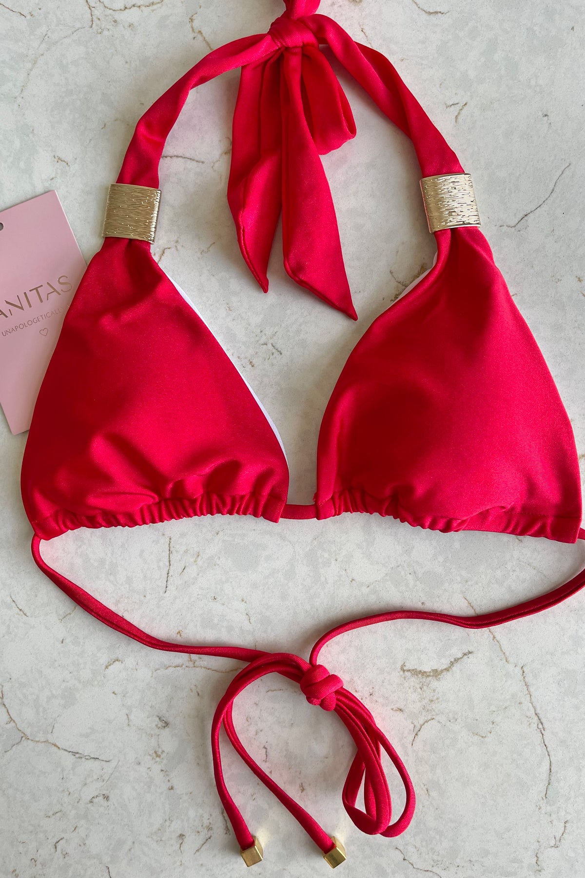 Watch Me Bikini Top - Sexy Red